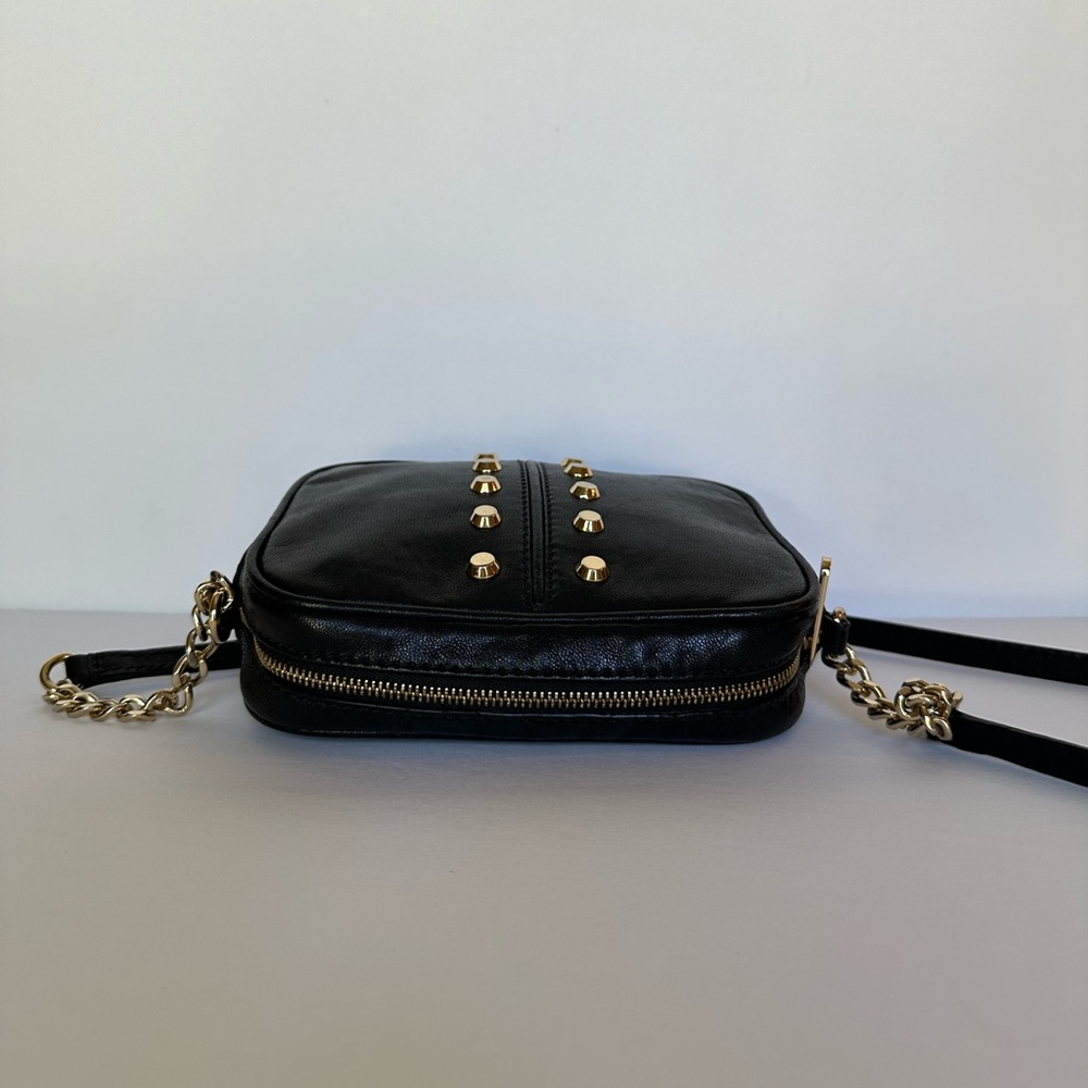 EUC Michael Kors small black leather crossbody bag - Picture 3 of 6